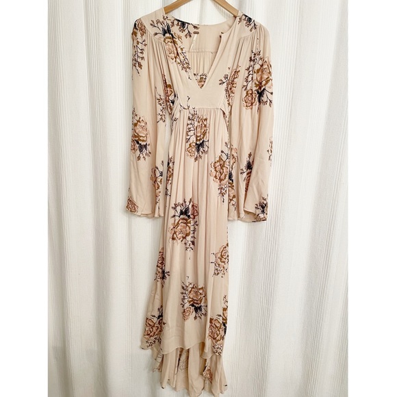 ✖️SOLD✖️Free People Blush Floral Maxi Dress Small - Picture 3 of 7